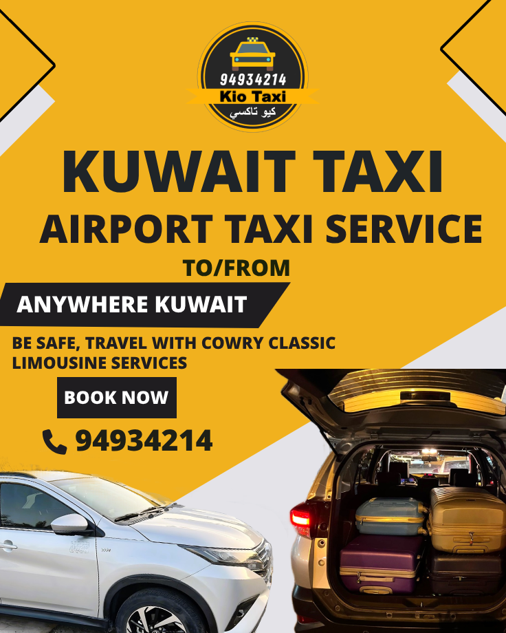 24/7 Kuwait Airport taxi